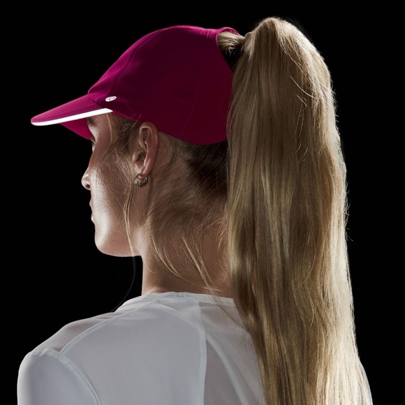 Lululemon fast and free pony tail running hat NWT color in PSNT - Picture 4 of 6